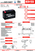 SLA Factory Activated AGM Maintenance Free Battery - BT7B-4