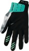 Thor Women's SPORTMODE Shadow Gloves Gray/Teal/Black S - Women's MX gloves in Gray/Teal/Black, Size S