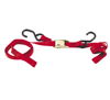 Red Integra Tie-Downs Pair 69"x1" - 1200lbs, Cam Buckle w/soft-loop