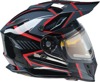 Z1R Range Rotor Snow Electric Helmet - Small, Black/Red - Electric snow helmet with anti-fog shield