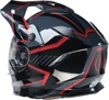 Z1R Range Rotor Snow Electric Helmet 2XL Black/Red - Snow helmet with heated electric shield