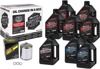 Unboxed Synthetic V-Twin Oil Change Kit w/ Chrome Filter For Milwaukee-Eight