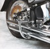 Linbar Rear Engine Guard Chrome - For 96-17 Harley Softail