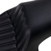 Profiler Knuckle Vinyl 2-Up Seat Black Gel - For 13-20 Yamaha XVS950 Bolt