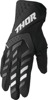 Thor Women's Spectrum Gloves XL Black/White - Off-road gloves with padded palm