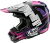 Arai VX-Pro4 Battle Helmet - Large, Purple - Off-road helmet with Battle graphic