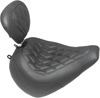 Tripper Diamond Wide Solo Seat w/Backrest - For 18-19 HD FXBR Breakout