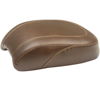 Tripper Stitched Synthetic Leather Wide Brown Pillion Pad - For 18-19 FXBB