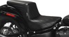 Kickflip Diamond Vinyl 2-Up Seat Black Foam - For 18-20 Harley FXFB