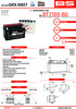 Maintenance Free Sealed Battery - Replaces YTZ10S