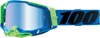 Racecraft 2 Blue / Fluorescent Green / Fremont Goggles - Blue Mirrored Lens