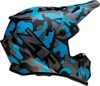 Rise Camouflage Full Face Offroad Helmet Blue X-Small