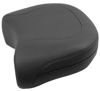 Textured Vinyl Passenger Pillion Pad Black Foam - For 97-20 Harley FLH FLT