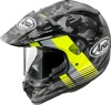 Arai XD-4 Cover Helmet XS Fluorescent Yellow Frost - Dual sport helmet in XS, Fluorescent Yellow Frost