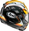 Arai Corsair-X KR-2 Helmet - Medium, Black/Yellow - Premium full-face helmet with KR-2 graphic