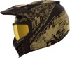 ICON Elsinore Kaonohi Helmet XS Black/Gold - Modular adventure helmet with Kaonohi graphic