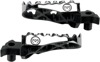 Black/Silver Hybrid Footpegs - For 97-20 Yamaha WR YZ Gas Gas TM