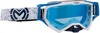 XCR White Pro Stars Goggles - Blue Lens