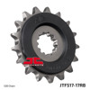 Front Steel Countershaft Sprocket w/ Rubber Damper - 17 Tooth 530