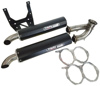 Stage 5 Slip On Exhaust - Dual Black Mufflers - For 17+ Maverick X3