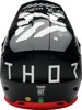 Thor Reflex Sport Strike MIPS Helmet - Medium Gray/Red/Black - MIPS MX helmet with Koroyd tech