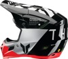 Thor Reflex Sport Strike MIPS Helmet - Medium Gray/Red/Black - MIPS MX helmet with Koroyd tech