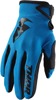 Thor Sector Gloves Men's 2XL Black/Blue - Lightweight MX gloves for off-road and ATV riding