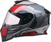 Z1R Youth Warrant Sentinel Helmet - Medium, Gray/Red - Full-face youth helmet in Gray/Red