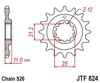 Steel Front Countershaft Sprocket - 15 Teeth - New JT!