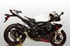 Tech 1 Carbon Fiber Full Exhaust w/ Stainless Tubing - For 11-24 Suzuki GSXR600 & GSXR750