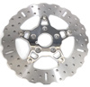 5 Button Contour Floating Wide Band Brake Rotor - Polished Center