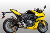 Race Mount Full Exhaust System w/ Scalene Carbon Canister - For 23-25 Suzuki GSX-8S/R