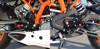 MGP Black Adjustable Rear Sets - For 14-16 KTM RC390 & 390 Duke