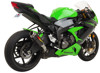 Carbon Fiber MGP Growler Slip On Exhaust - For 09-20 Kawasaki ZX6R