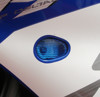 Pair of LED Flush Mount Turn Signals - Blue Lens