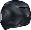 i10 Semi-Flat Black Full-Face Street Motorcycle Helmet Small