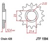 Front Steel Countershaft Sprocket - 15 Tooth 428 - For XT250