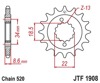 Rubber Cushioned Front Countershaft Sprocket 15T - Fits Husqvarna Svartpilen/Vitpilen & KTM 390 models