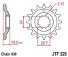 Steel Front Countershaft Sprocket - 15 Teeth - New JT!