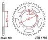 Steel Rear Sprocket - 42 Tooth 520 - For GSXR600/750/1000 & Bonneville