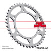 Steel Rear Sprocket - 43 Tooth 530 - For Hayabusa, 800 Vulcan, ZX6, ZZR