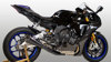 RM1 Slip On "Half" Exhaust w/ Black Muffler & Link Pipe - For 15-23 Yamaha YZF R1