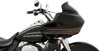 Spoiler Windshield - 5.5" Tall, Black Opaque - For 2015+ FLTR Road Glide