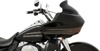 Spoiler Windshield - 6.5" Tall, Black Opaque - For 2015+ FLTR Road Glide