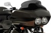 Spoiler Windshield - 6.5" Tall, Black Opaque - For 2015+ FLTR Road Glide