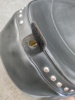 Classic Studded Solo Seat W/ 50s Pillion Pad For 97-05 Road King