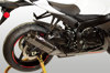 Tech1 Carbon Fiber Slip On Exhaust - For 11-24 Suzuki GSXR600 & GSXR750