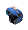 Neotec 2 Metallic Matte Blue Modular Motorcycle Helmet Small