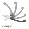 Black Reflex Brake Lever - Honda TRX450R & TRX700XX