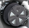 Skullcap Air Cleaner Cover - Black - Vented 5 Spoke